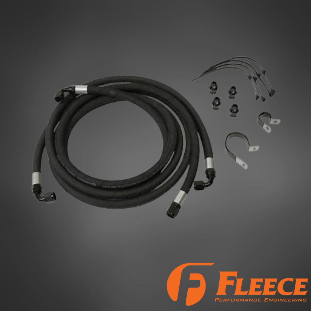 Fleece 68RFE Transmission Cooler Line Kit 2010-2012 Cummins Dodge