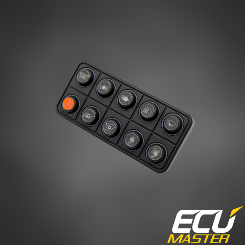 ECUMaster 10-Position CAN Keyboard | IP67 | EMU BLACK & PMU Compatible | Fully Configurable
