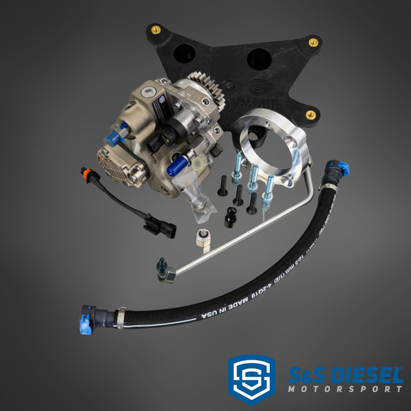 S&S Diesel 2019–2020 Ram 6.7 Cummins CP3 Conversion Kit | CP4.2 Delete | No Tune to 14mm High Speed