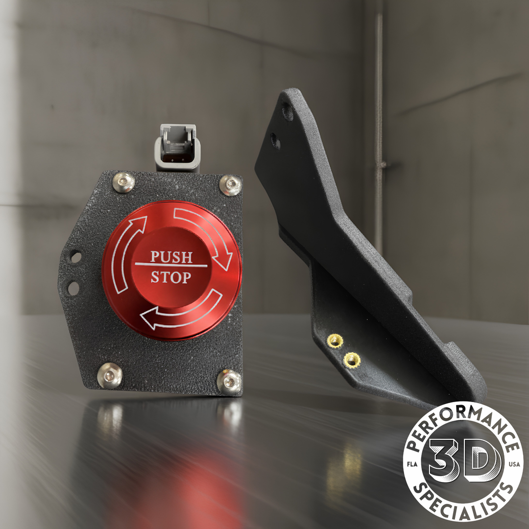 Master Power Button Mount Kit | Driver Kill Switch | DTM 2-Pin | Plug & Play | Competition | Hardway 3D