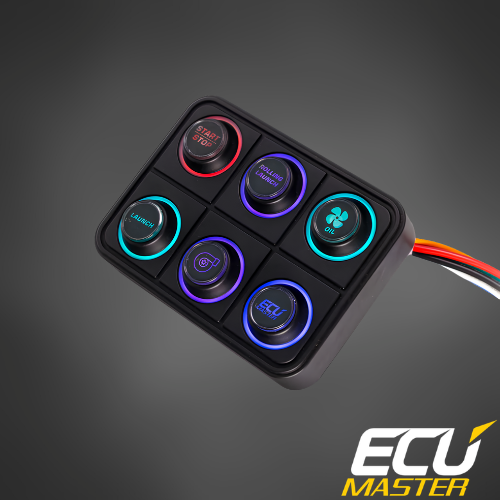 ECUMaster 6-Position CAN Keyboard | IP67 | EMU BLACK & PMU Compatible | Fully Configurable