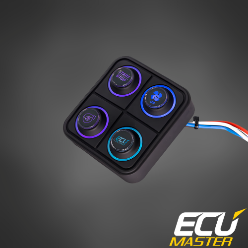 ECUMaster 4-Position CAN Keyboard | IP67 | EMU BLACK & PMU Compatible | Fully Configurable