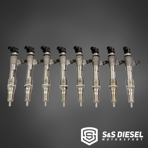 S&S Diesel 6.4L Ford Powerstroke Injectors | Stock to 100% Over | Singles & Sets of 8 | Piezo Modified