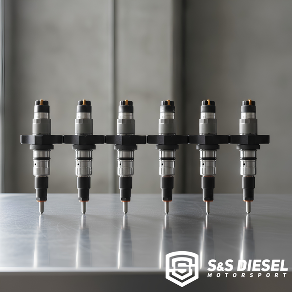 S&S Diesel 2004.5–2007 Late 5.9 Cummins Injectors | Singles & Sets | Stock to 500% Over | EDM Honed SAC Nozzle