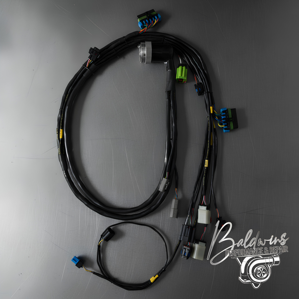 Baldwin's CM849 Motorsport Stock Harness | Mil-Spec Bulkhead | Raychem DR-25 | In-Cab ECM Relocation
