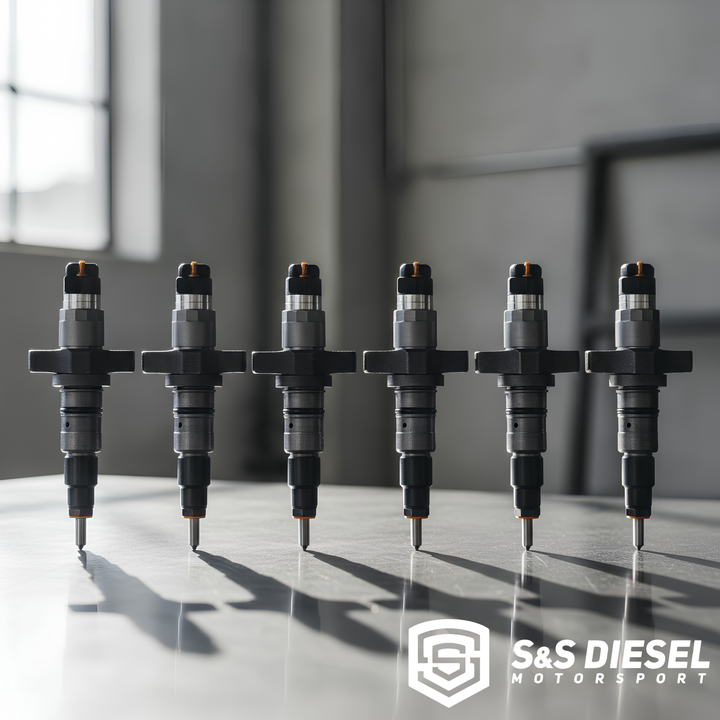 S&S Diesel 2003–2004 Early 5.9 Cummins Injectors | Singles & Sets | Stock to 500% Over | SAC Nozzle