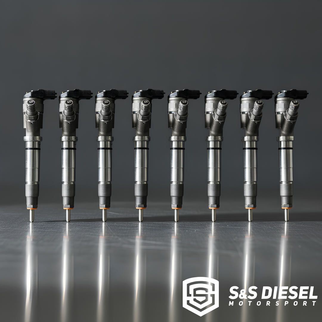 S&S Diesel LBZ Duramax Injectors | TorqueMaster to 500% Over | Singles & Sets of 8 | New & Reman