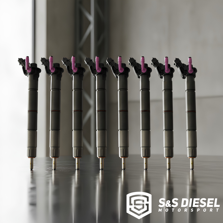 S&S Diesel 2020–2022 6.7L Ford Powerstroke Injectors | TorqueMaster to 200% Over | Singles & Sets of 8