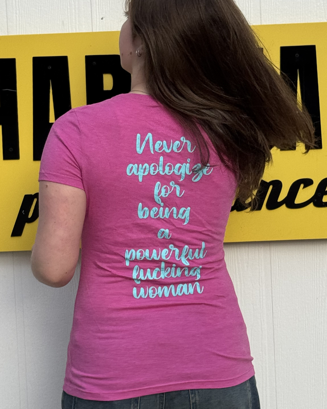 “Powerful Woman” graphic t-shirt — Hardway Performance apparel