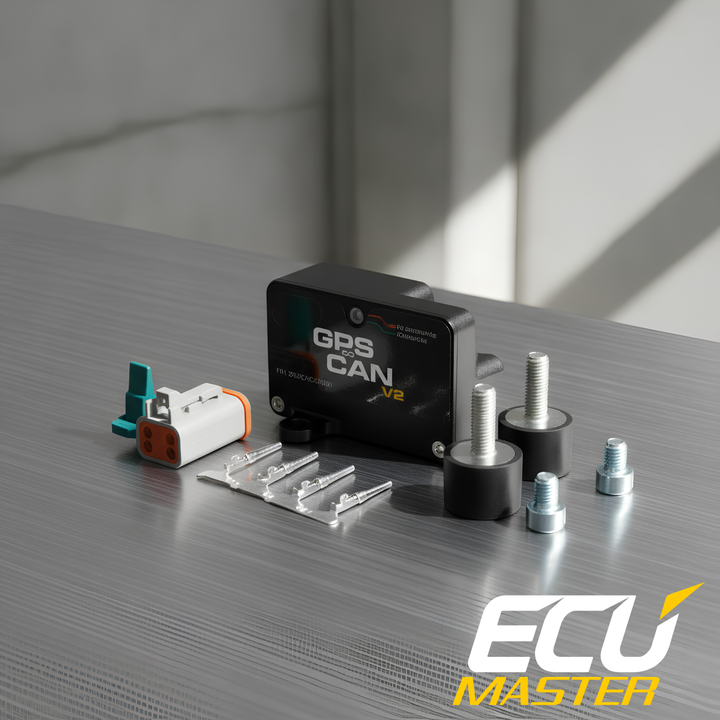 ECUMaster GPS to CAN with IMU V2 | 25Hz | 4-System GNSS | ADU Lap Timer | 3-Axis IMU