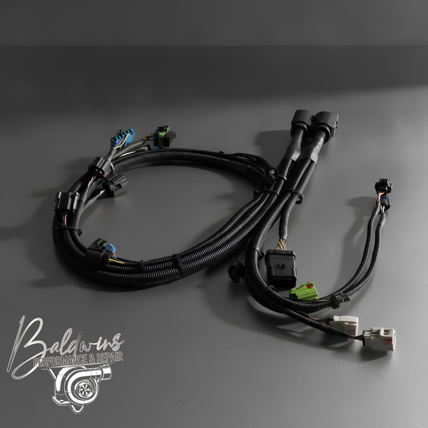 Baldwin's CM849 Stock Location ECM Harness | 2006–2007 5.9 Cummins | OEM Connectors | TXL Wire