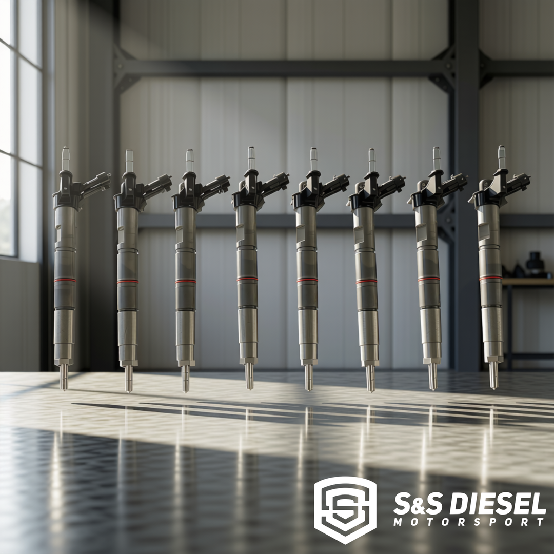 S&S Diesel LML Duramax Injectors | TorqueMaster to 300% Over | Singles & Sets of 8 | Piezo Modified