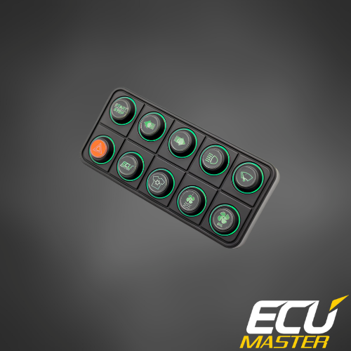 ECUMaster 10-Position CAN Keyboard | IP67 | EMU BLACK & PMU Compatible | Fully Configurable