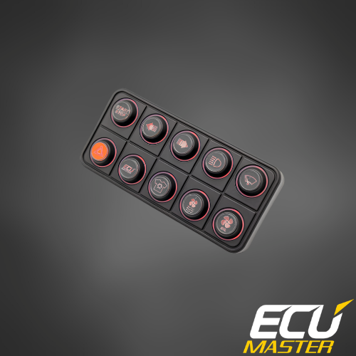 ECUMaster 10-Position CAN Keyboard | IP67 | EMU BLACK & PMU Compatible | Fully Configurable