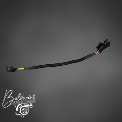 Baldwin's Cummins Fuel Rail Pressure Sensor Extension Harness | 5.9 & 6.7 | Aftermarket Rail & Plenum