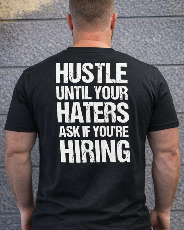 “Hustle Haters” graphic t-shirt — Hardway Performance apparel