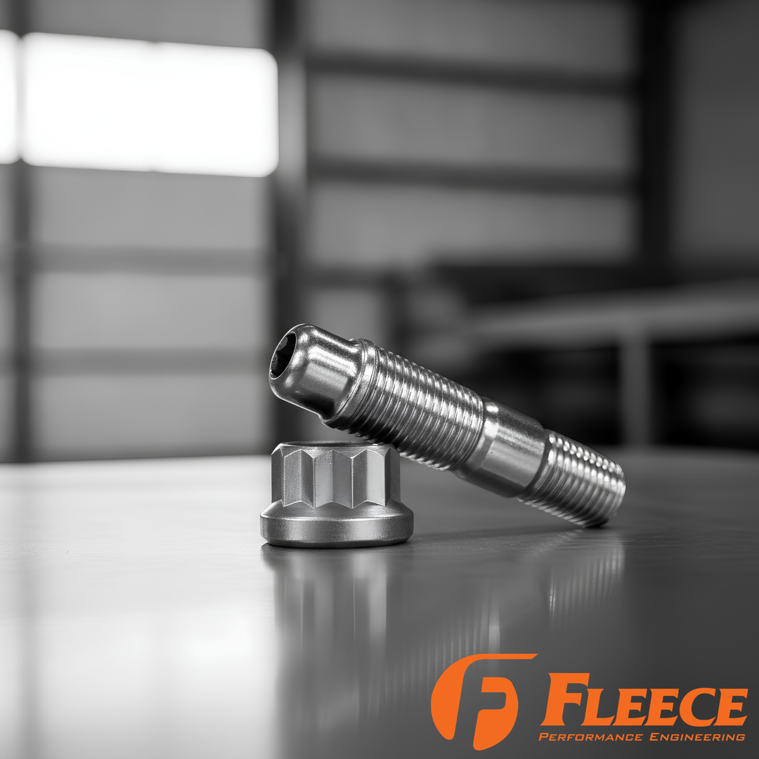 Fleece Performance Cummins Exhaust Manifold Stud Kit | 630 Stainless | 5.9 & 6.7 | Made in USA