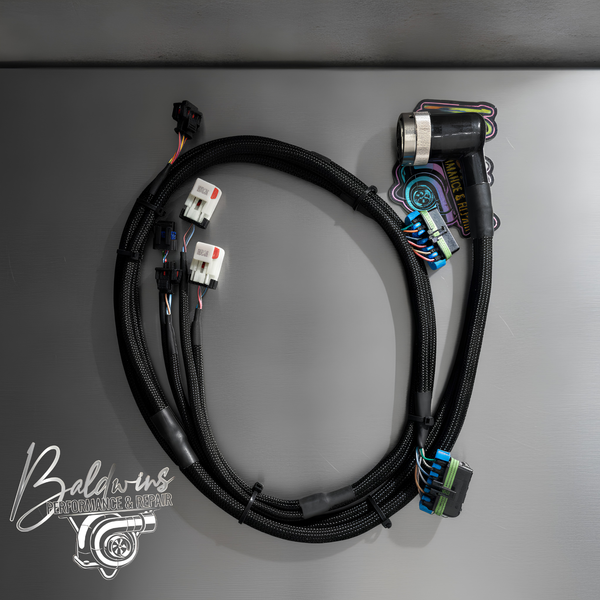 Baldwin's CM849 In-Cab Relocated ECM Harness | 2006–2007 5.9 Cummins | OEM Connectors | TXL Wire