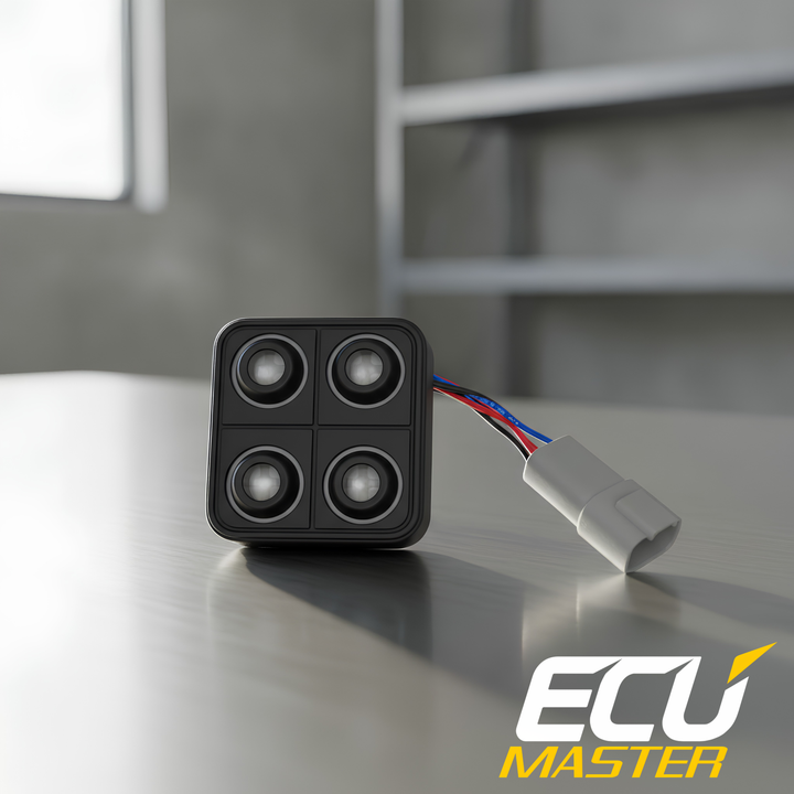 ECUMaster 4-Position CAN Keyboard | IP67 | EMU BLACK & PMU Compatible | Fully Configurable