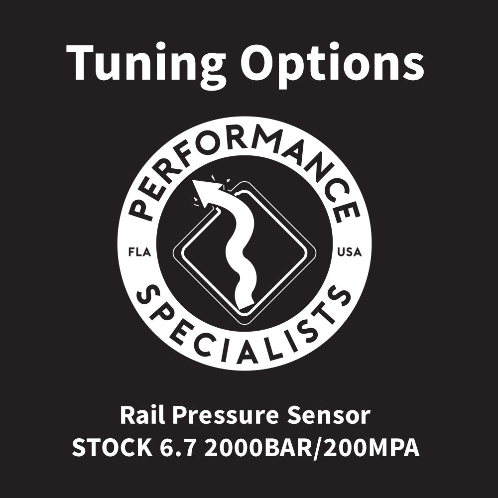 Tune Option - Rail Pressure Sensor STOCK 6.7 2000BAR/200MPA