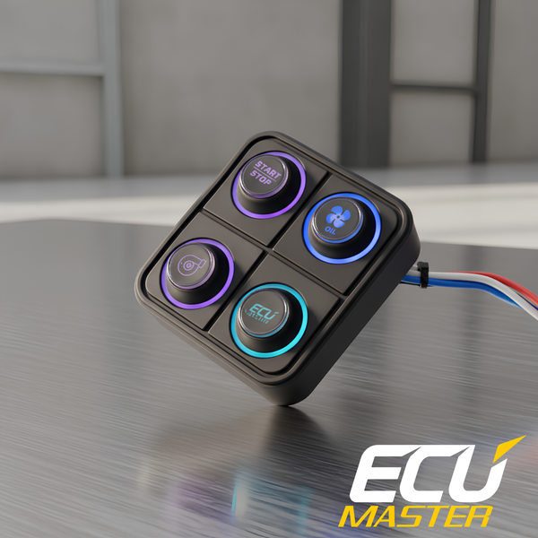 ECUMaster 4-Position CAN Keyboard | IP67 | EMU BLACK & PMU Compatible | Fully Configurable