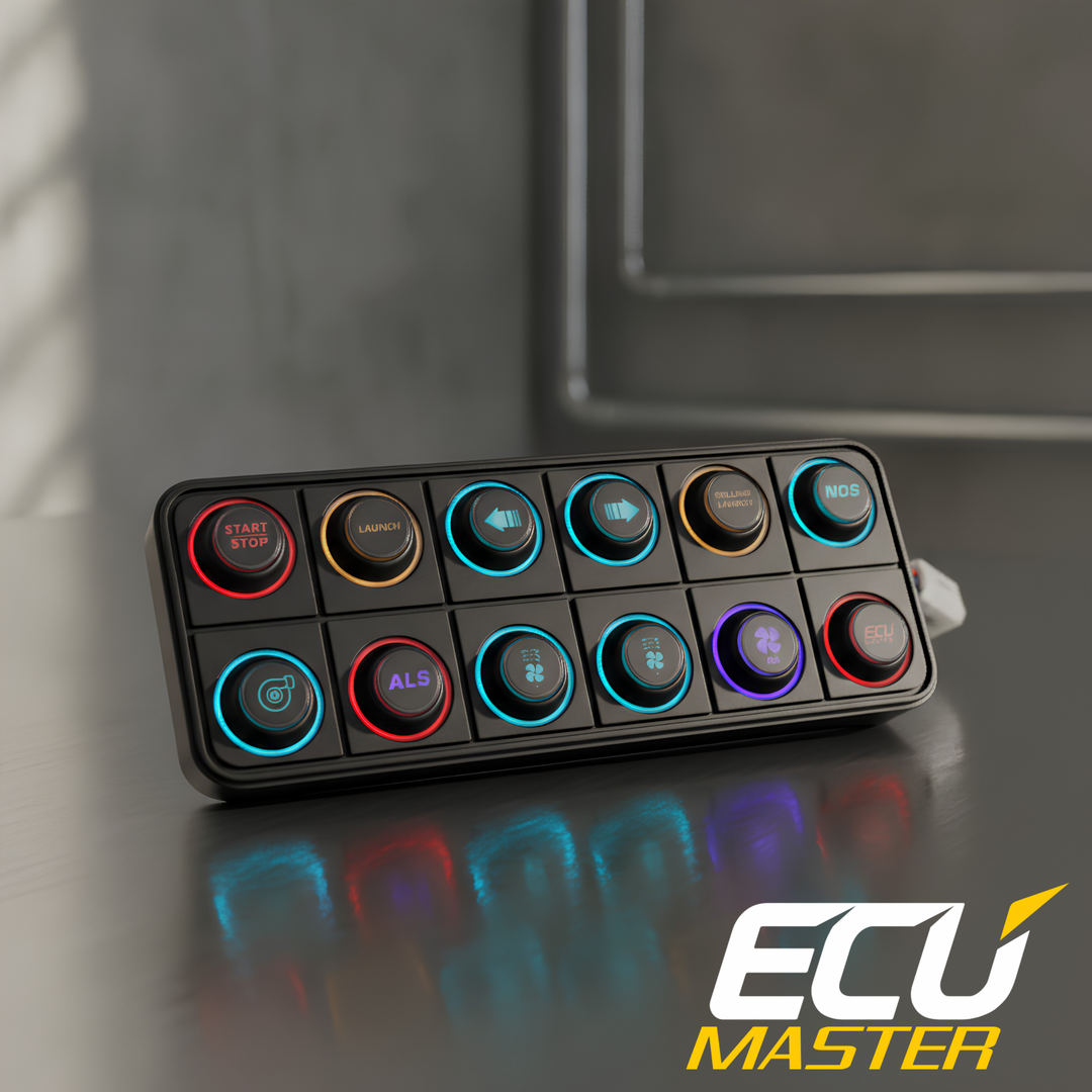 ECUMaster 12-Position CAN Keyboard | IP67 | EMU BLACK & PMU Compatible | Fully Configurable