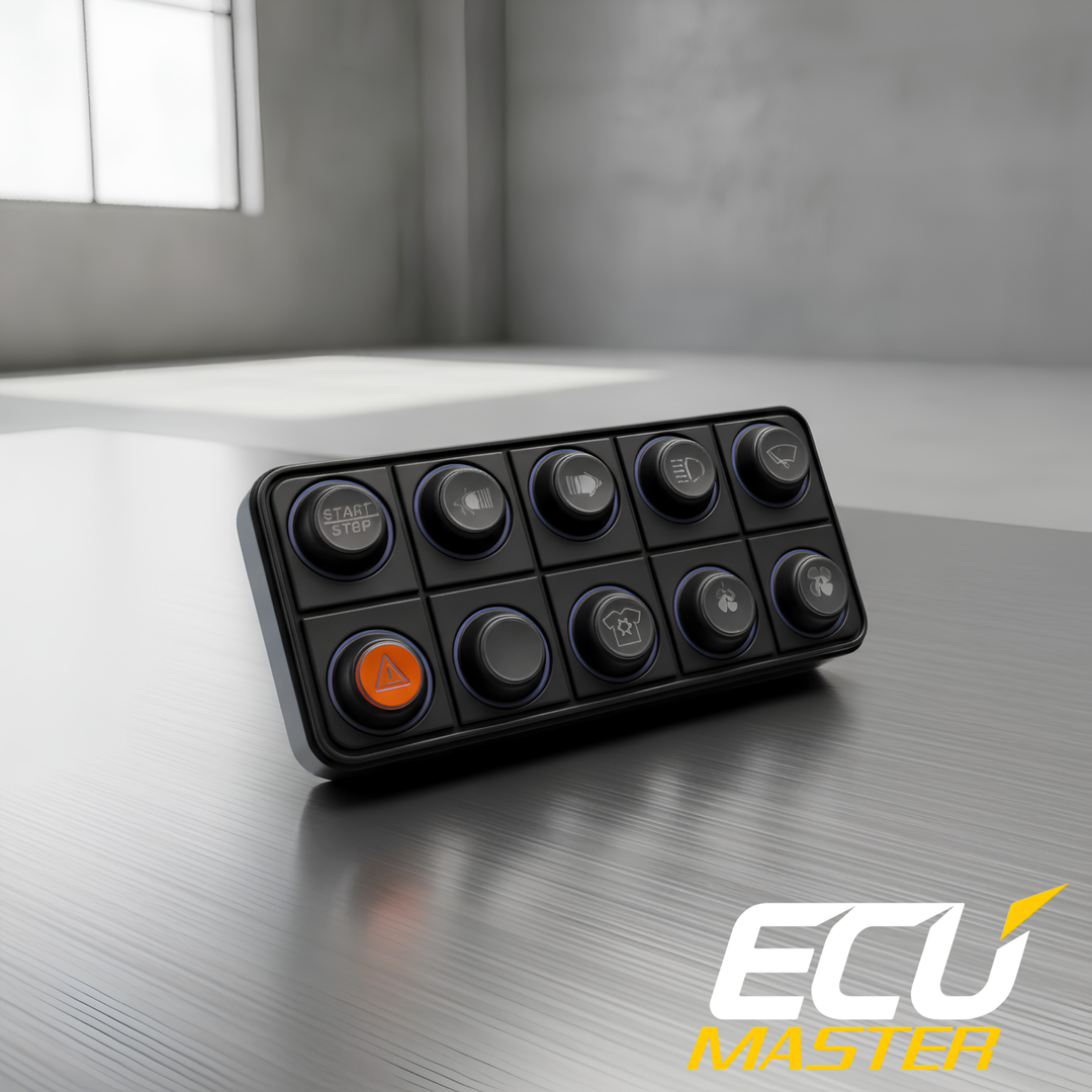 ECUMaster 10-Position CAN Keyboard | IP67 | EMU BLACK & PMU Compatible | Fully Configurable
