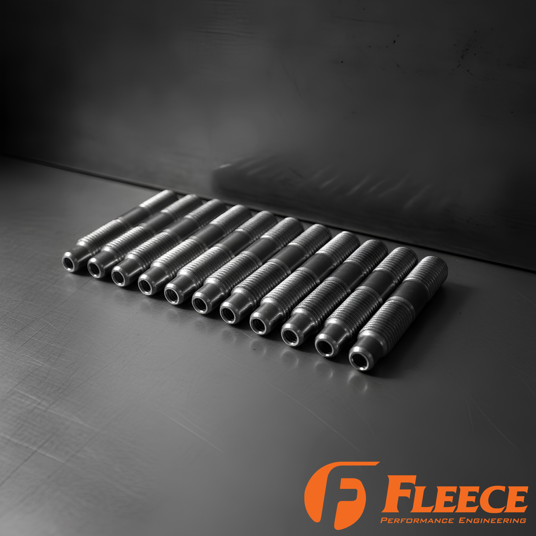 Fleece Performance Cummins Exhaust Manifold Stud Kit | 630 Stainless | 5.9 & 6.7 | Made in USA