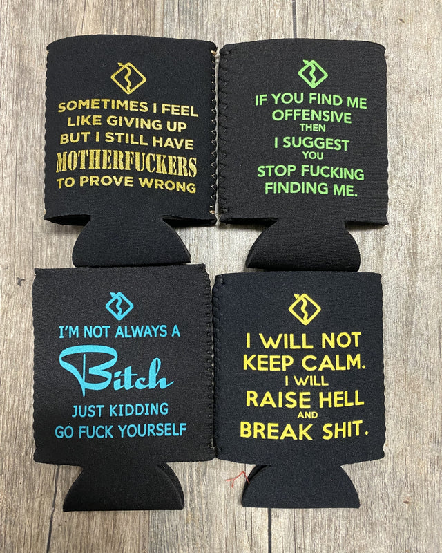 Hardway Performance branded magnetic koozie set